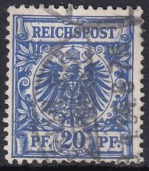 1889  Freimarke: Wertziffer und Adler im Kreis