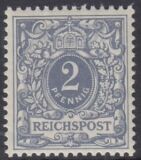 1900  Freimarke: Wertziffer und Krone im Perlenoval