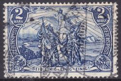 1900  Freimarken mit Inschrift "Reichspost"