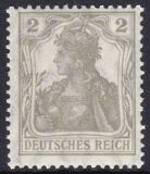 1918  Freimarke: Germania mit weißem Friedensgummi