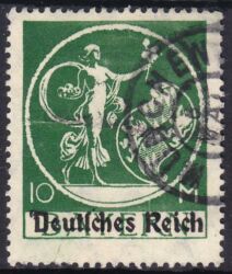 1920  Freimarke von Bayern mit Aufdruck