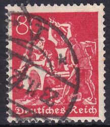 1921  Freimarke: Schmied Wz. 1