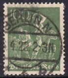 1921  Freimarke: Bergarbeiter Wz. 1