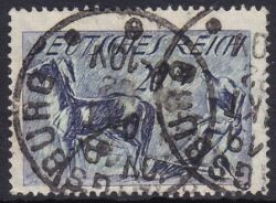 1921  Freimarke: Pflüger Wz. 1