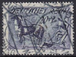 1921  Freimarke: Pflüger Wz. 1