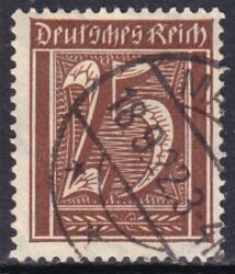 1921  Freimarke: Ziffern Wz. 2