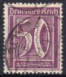 1921  Freimarke: Ziffern Wz. 2