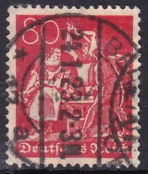 1921  Freimarke: Schmied Wz. 2