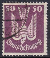 1922  Flugpostmarke: Holztaube