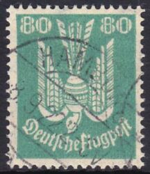 1922  Flugpostmarke: Holztaube
