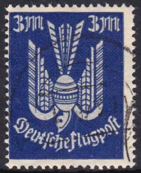 1922  Flugpostmarke: Holztaube