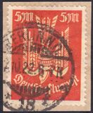 1922  Flugpostmarke: Holztaube