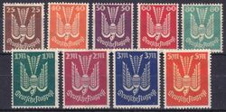 1922  Flugpostmarken: Holztaube