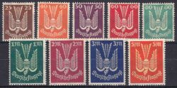 1922  Flugpostmarken: Holztaube