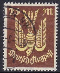 1923  Flugpostmarken: Holztaube