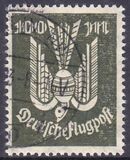 1923  Flugpostmarken: Holztaube