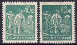 1922  Freimarken: Arbeiter