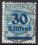 1923  Freimarke mit neuem Wertaufdruck