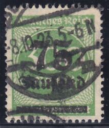 1923  Freimarke mit neuem Wertaufdruck