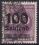 1923  Freimarke mit neuem Wertaufdruck
