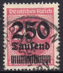 1923  Freimarke mit neuem Wertaufdruck