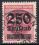 1923  Freimarke mit neuem Wertaufdruck