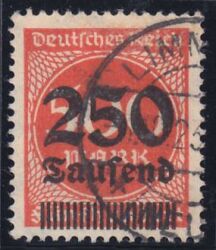 1923  Freimarke mit neuem Wertaufdruck
