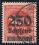 1923  Freimarke mit neuem Wertaufdruck