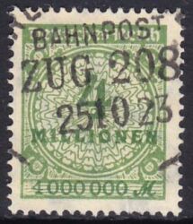 1923  Freimarke: Wertangabe im Kreis mit Rosettenmuster A