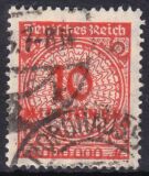 1923  Freimarke: Wertangabe im Kreis mit Rosettenmuster A