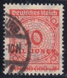 1923  Freimarke: Wertangabe im Kreis mit Rosettenmuster A