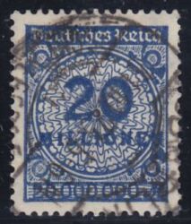 1923  Freimarke: Wertangabe im Kreis mit Rosettenmuster A