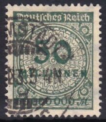 1923  Freimarke: Wertangabe im Kreis mit Rosettenmuster A