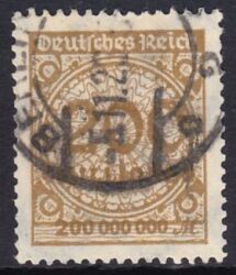 1923  Freimarke: Wertangabe im Kreis mit Rosettenmuster A