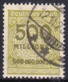 1923  Freimarke: Wertangabe im Kreis mit Rosettenmuster A