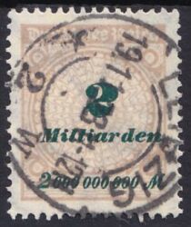 1923  Freimarke: Wertangabe im Kreis mit Rosettenmuster A
