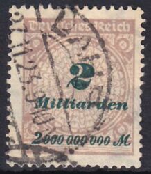 1923  Freimarke: Wertangabe im Kreis mit Rosettenmuster A