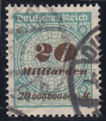 1923  Freimarke: Wertangabe im Kreis mit Rosettenmuster A