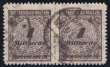1923  Freimarke: Wertangabe im Kreis mit Rosettenmuster B