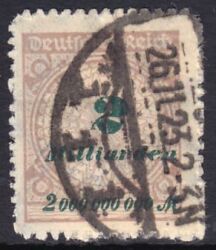 1923  Freimarke: Wertangabe im Kreis mit Rosettenmuster B