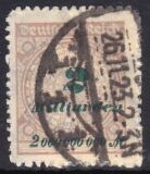 1923  Freimarke: Wertangabe im Kreis mit Rosettenmuster B