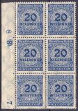 1923  Freimarke: Wertangabe im Kreis mit Rosettenmuster A