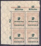 1923  Freimarke: Wertangabe im Kreis mit Rosettenmuster A