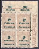 1923  Freimarke: Wertangabe im Kreis mit Rosettenmuster A
