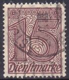 1920  Dienstmarke für alle Länder ohne...