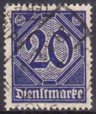 1920  Dienstmarke für alle Länder ohne...