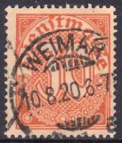1920  Dienstmarke für alle Länder ohne...