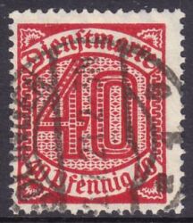 1920  Dienstmarke für alle Länder ohne Ablösungsziffer
