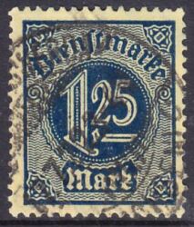 1920  Dienstmarke für alle Länder ohne Ablösungsziffer
