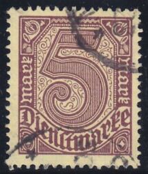1920  Dienstmarke für alle Länder ohne Ablösungsziffer